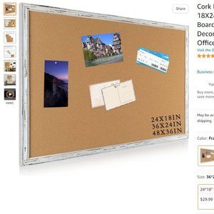 Brand New Cork Board/ Pin Board/ Bulletin Board